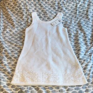 Abercrombie kids White Sleeveless Knit coverup for Kids